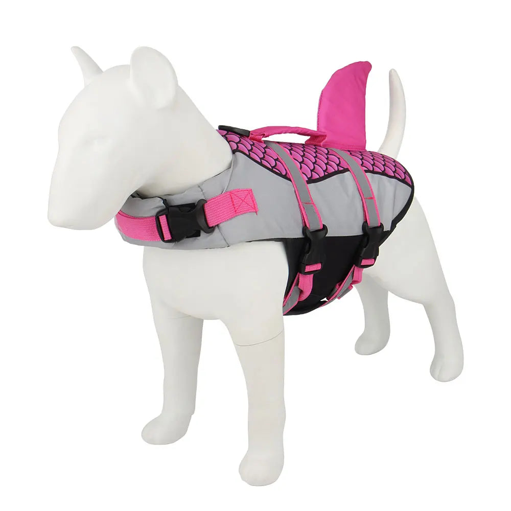Gilet de Sauvetage Requin pour Chien – Harnais de Natation Sécurisé pour Été