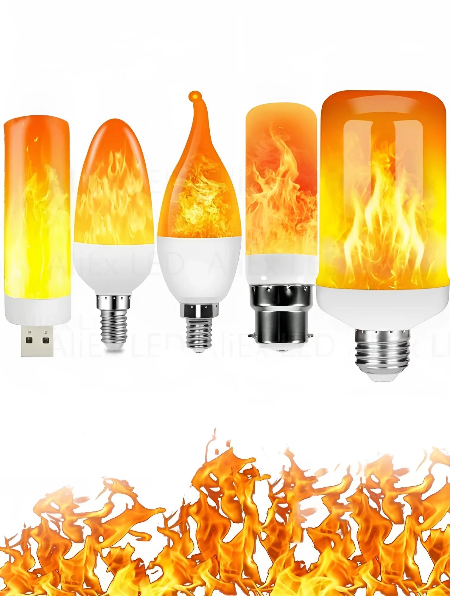 Ampoule LED à Effet Flamme