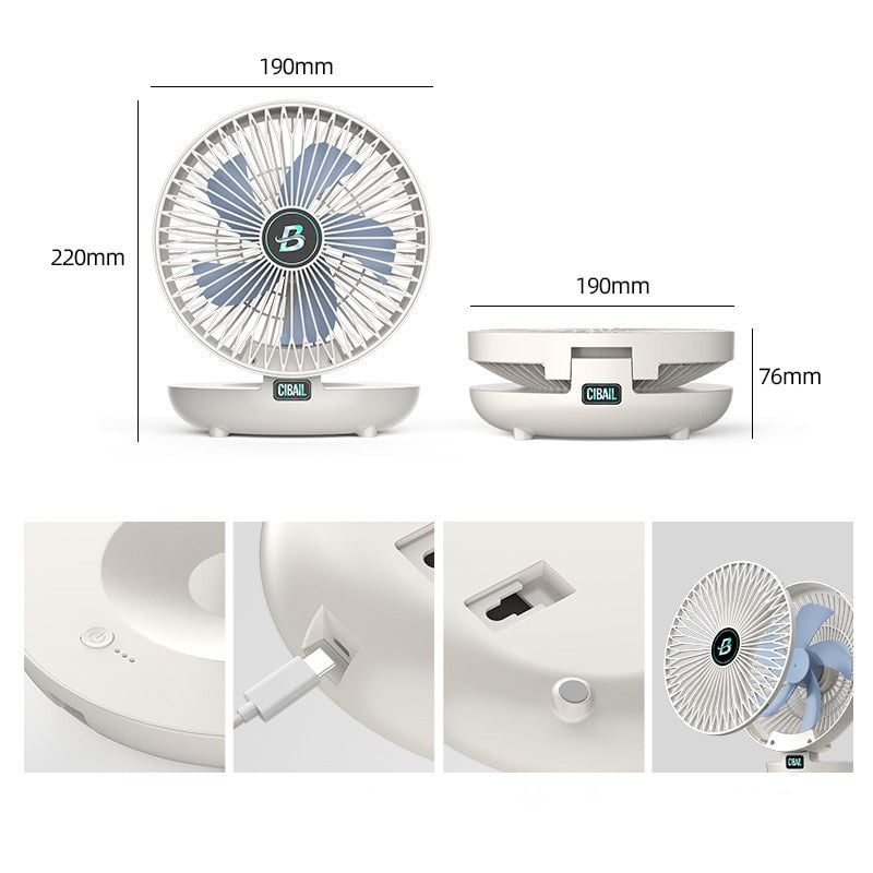 Ventilateur mural 2 en 1