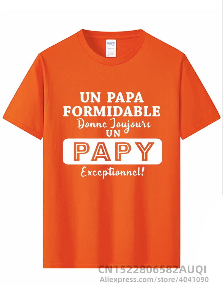 T-shirt Personnalisé "Un Papa formidable donne toujours un Papy exceptionnel"
