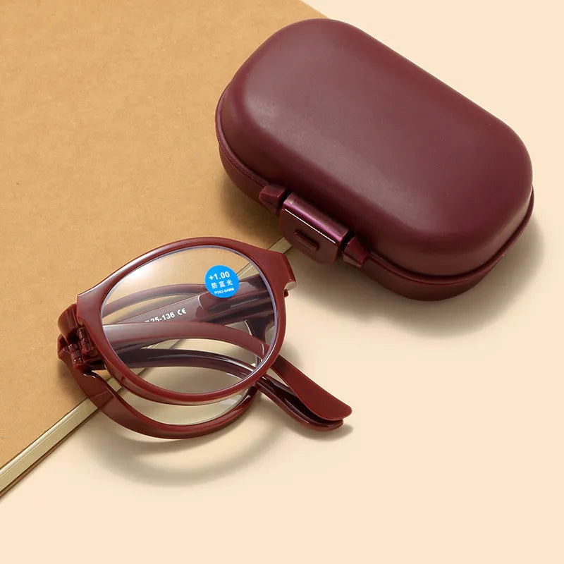 Mini lunettes de lecture pliantes pour hommes et femmes - Étui OFFERT