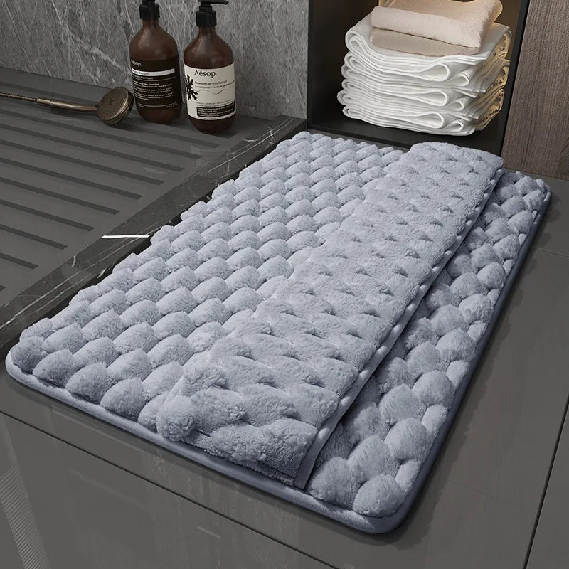 Tapis de Bain Ingénieux à Absorption & Séchage Rapide