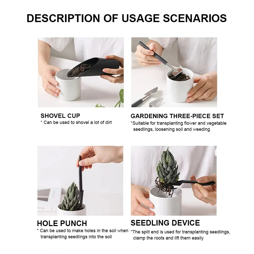 Kit de jardinage pour plantes succulentes - 13 Mini Outils
