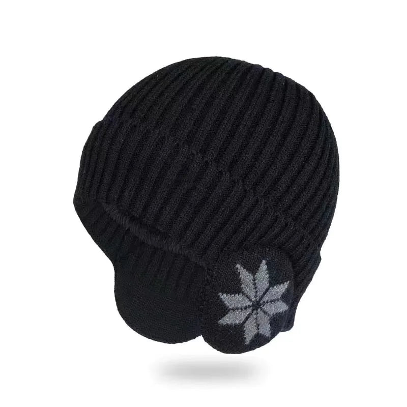 Bonnet doublé polaire cache-oreilles Mixte