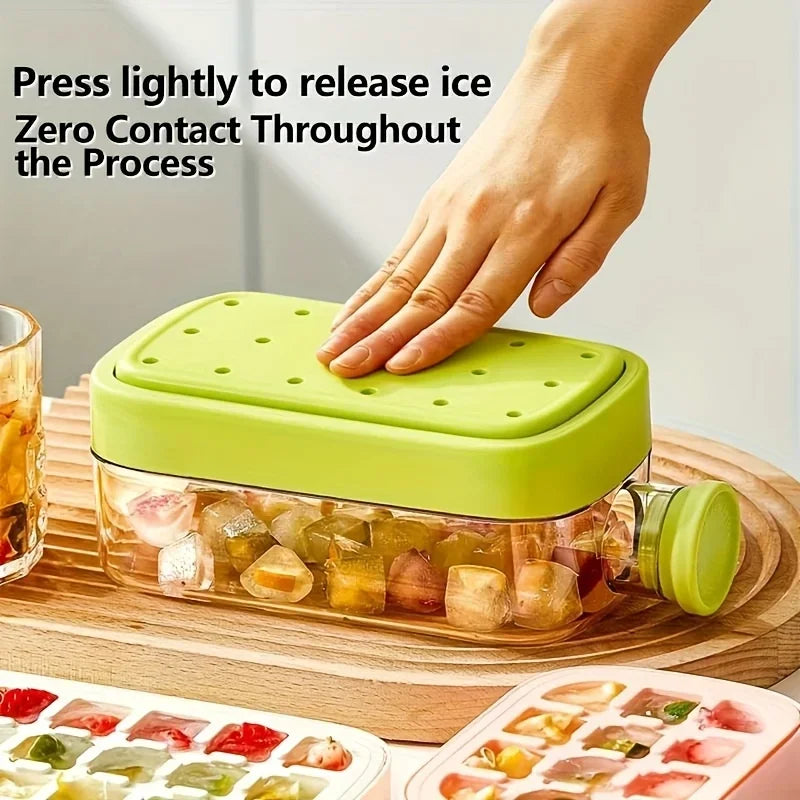 Bac à Glaçons Pression Hygiénique Sans Contact