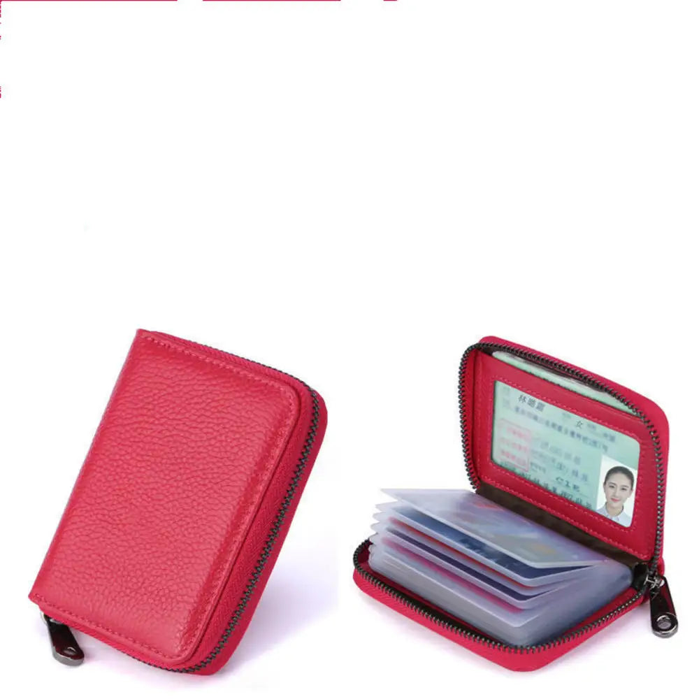 Multi-card Slot Credit Card Bag PU Leather Small Wallet Coin Purse Card Holder Wallets