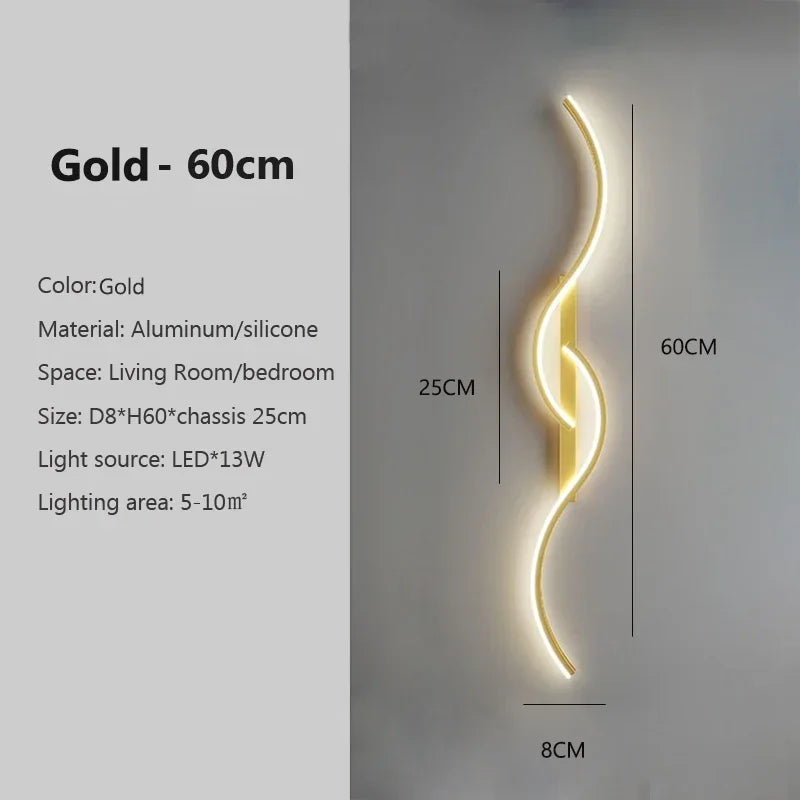 Or 60cm / Lumière neutre,Or 60cm / Lumière froide,Or 60cm / Lumière chaude,Or 60cm / 3 Lumières