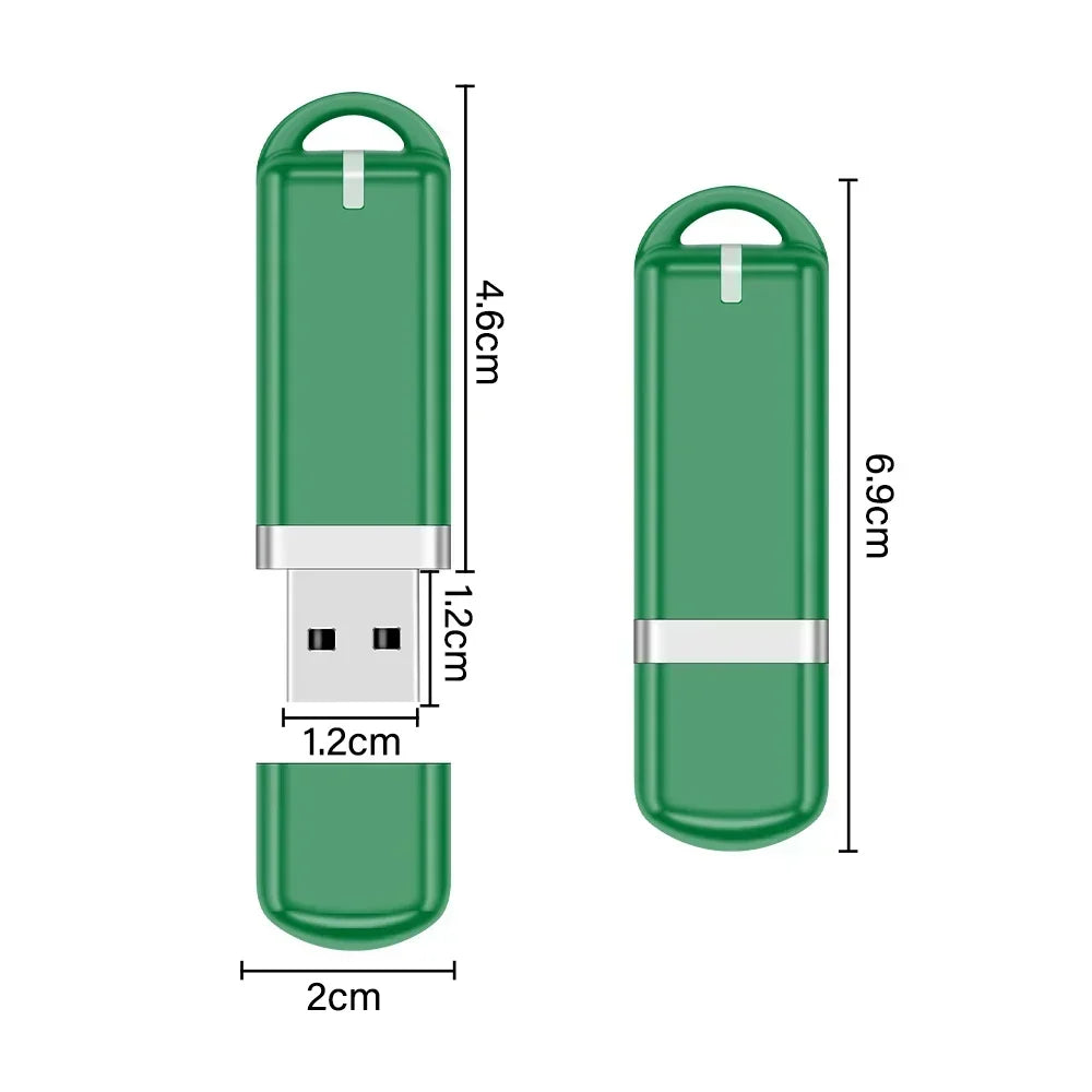 Mini Clé USB 128 Go Ultra-Compacte & Colorée + Boîte Transparente OFFERTE – Idéale Travail, Photos & Documents