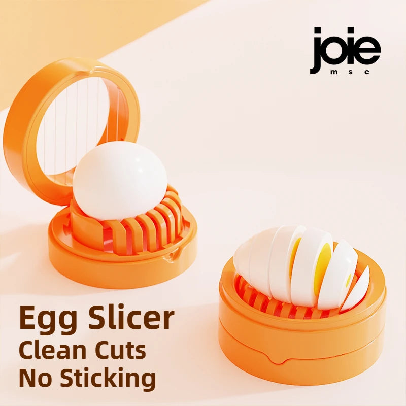 Chef Eggy - Ustensile 3 en 1 pour Oeuf - Épluche, Coupe & Émiette