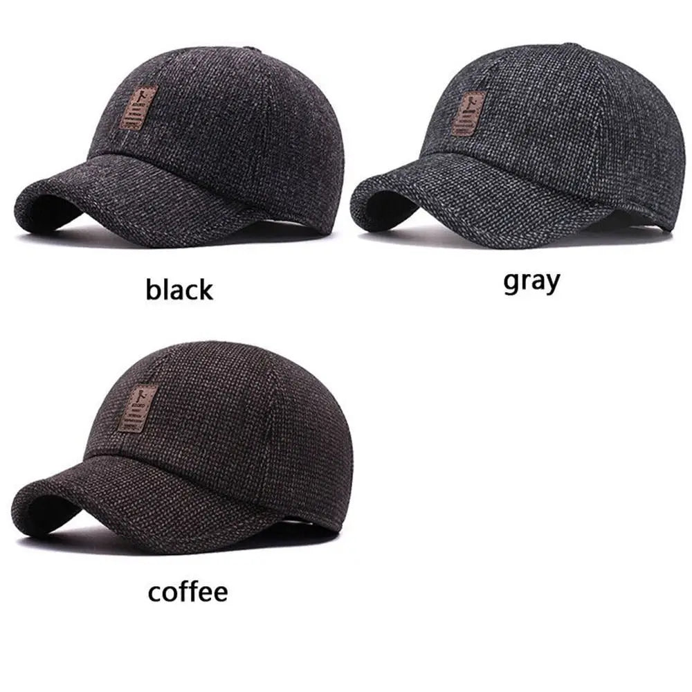 Casquette de baseball en laine pour homme