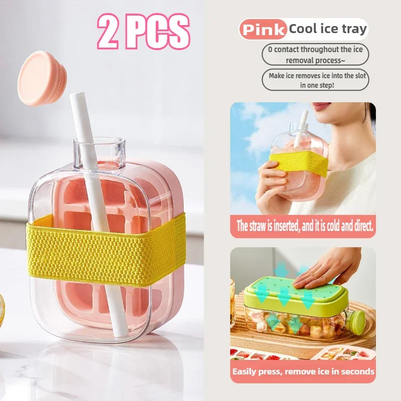 Bac à Glaçons Pression Hygiénique Sans Contact