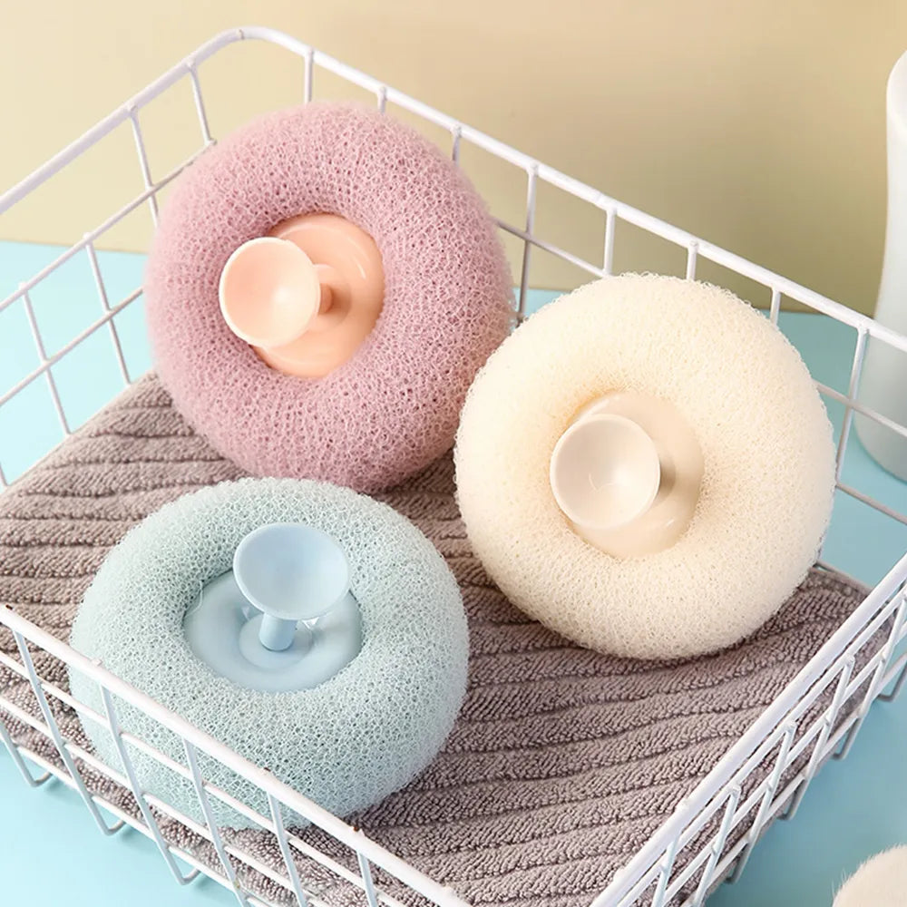 Lot de 2 Brosses de nettoyage de Bain KAWAI à ventouse