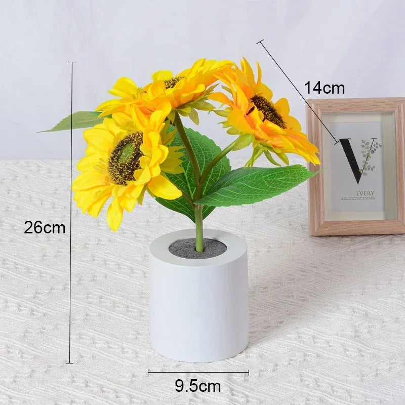 SunFlower - Lampe Tournesol Décorative
