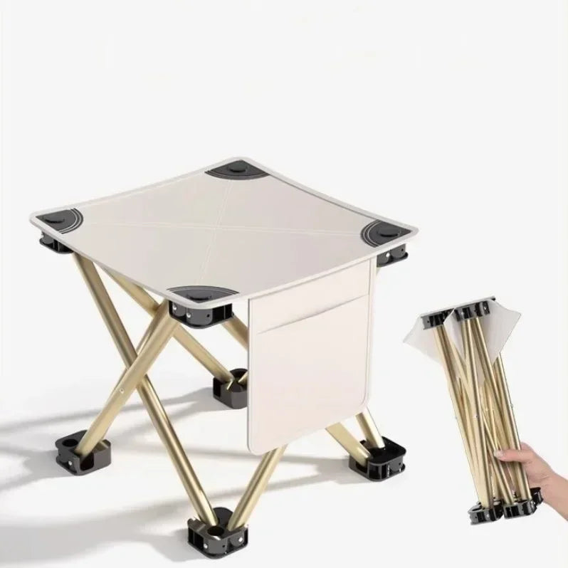 Tabouret Pliant Portable - Poche latérale