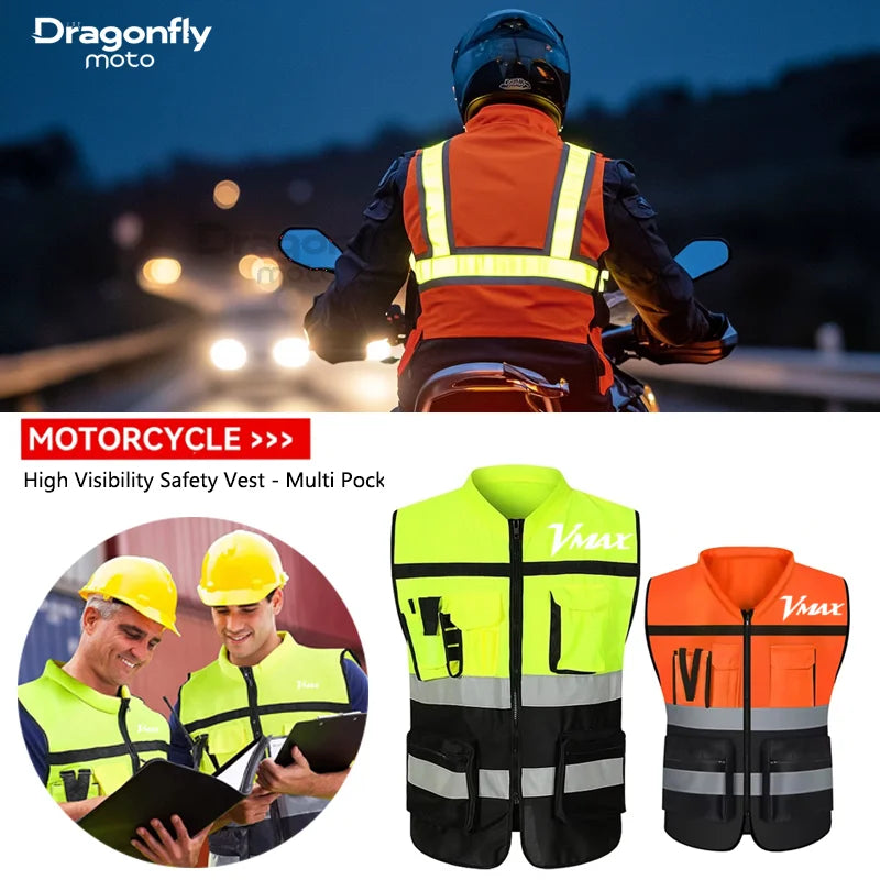 Gilet de Sécurité Réfléchissant Multi-poches
