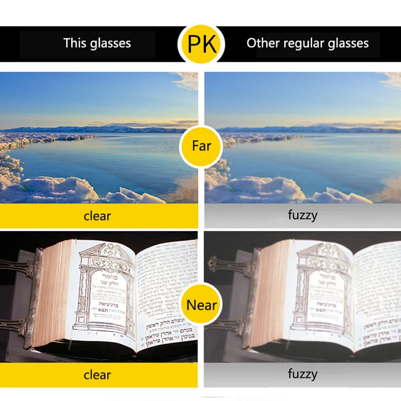 Lunettes de lecture Anti-lumière bleue Pliantes avec étui