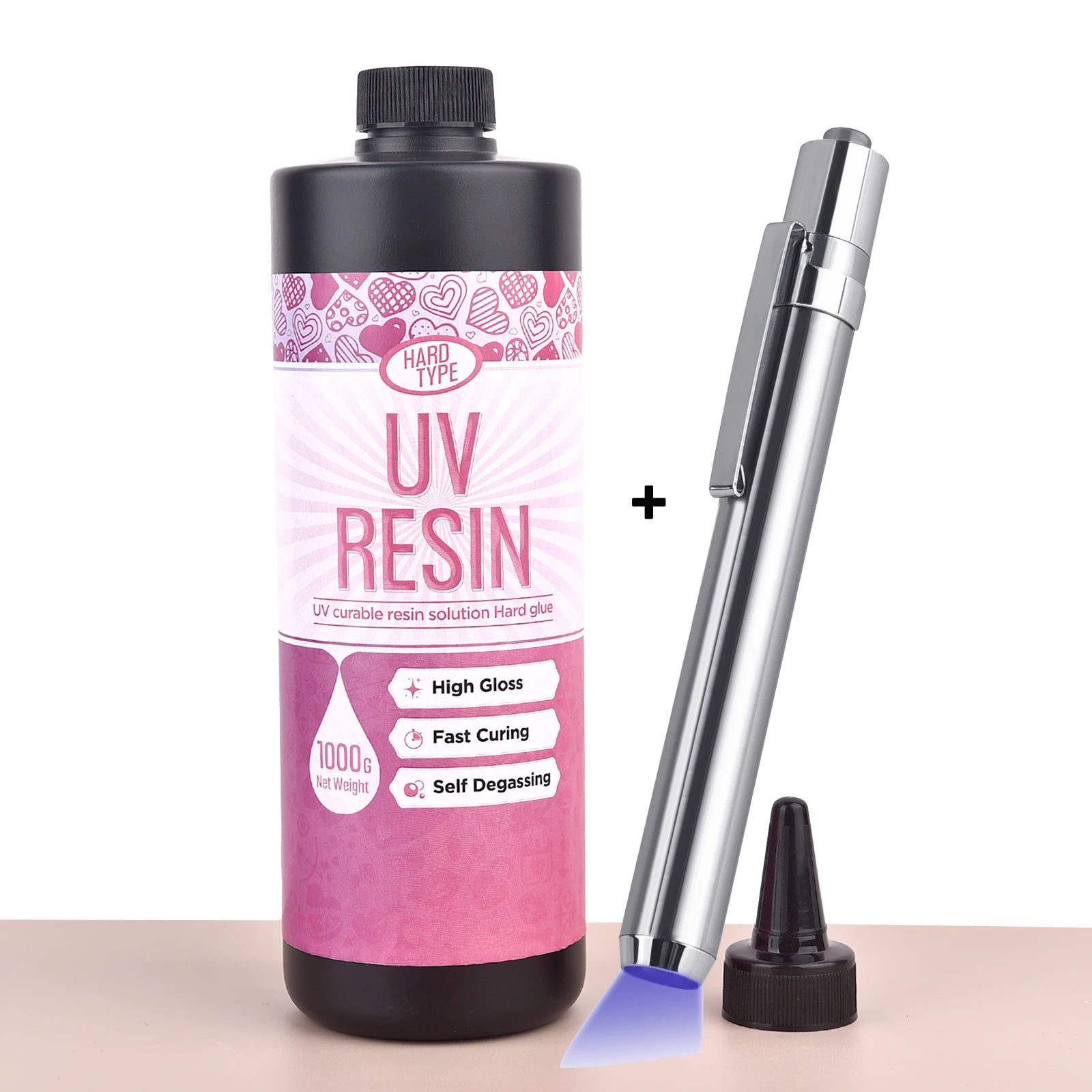 Colle Résine Epoxy 200g + Lampe UV OFFERTE - Bricolage, DIY....