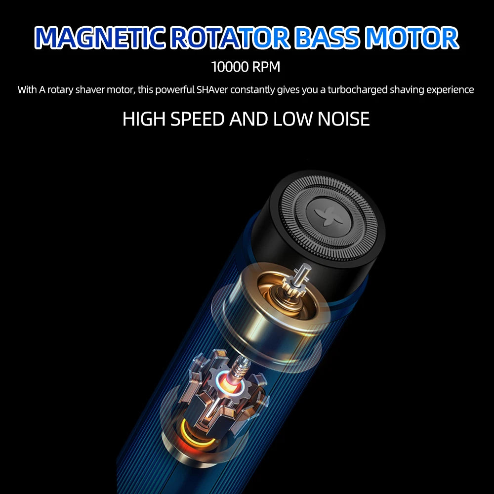 Mini rasoir électrique portable et rechargeable