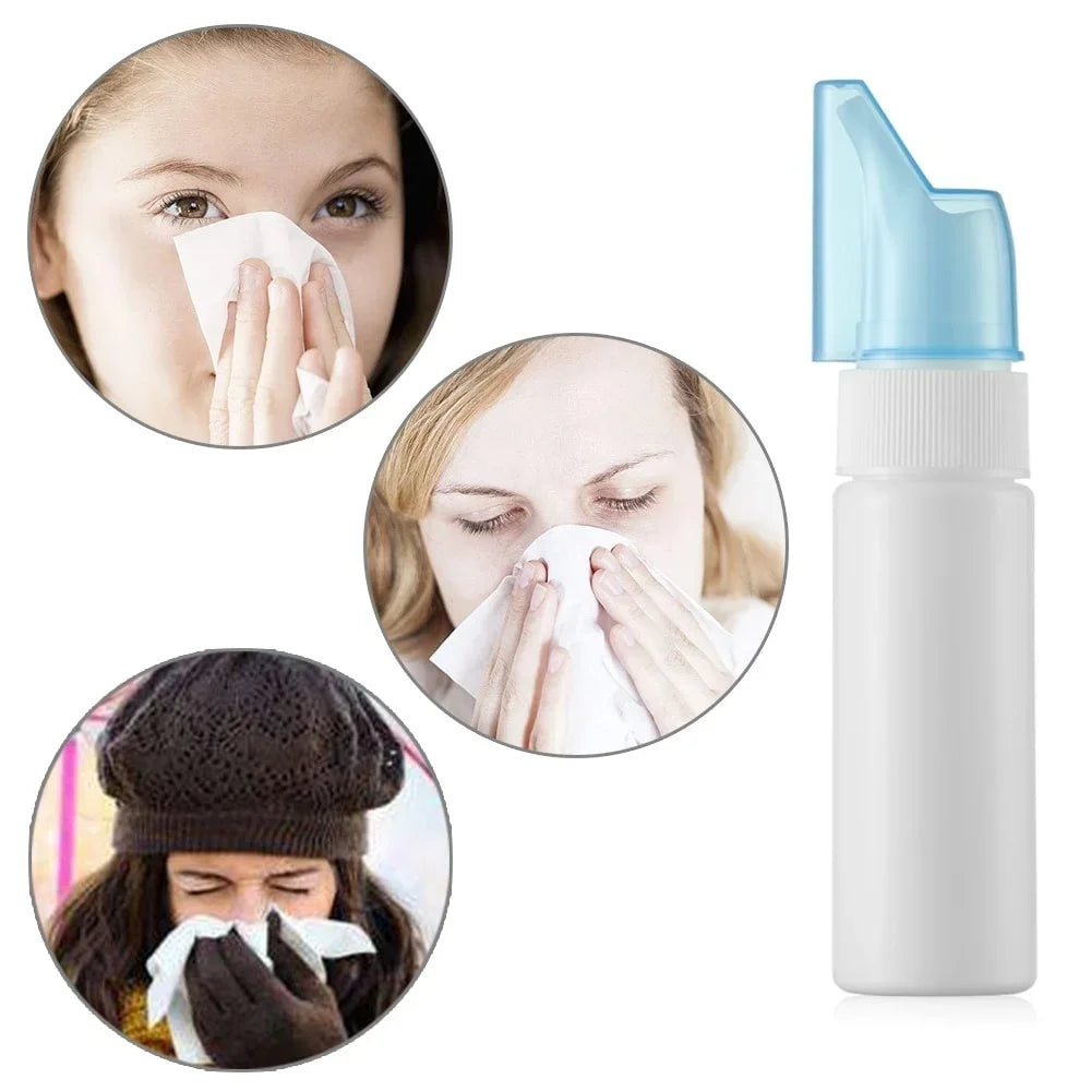 3x Nettoyant irrigateur nasal portable pour adultes et enfants