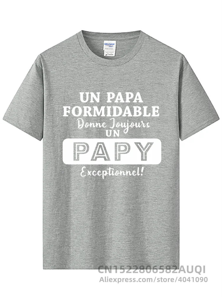 T-shirt Personnalisé "Un Papa formidable donne toujours un Papy exceptionnel"