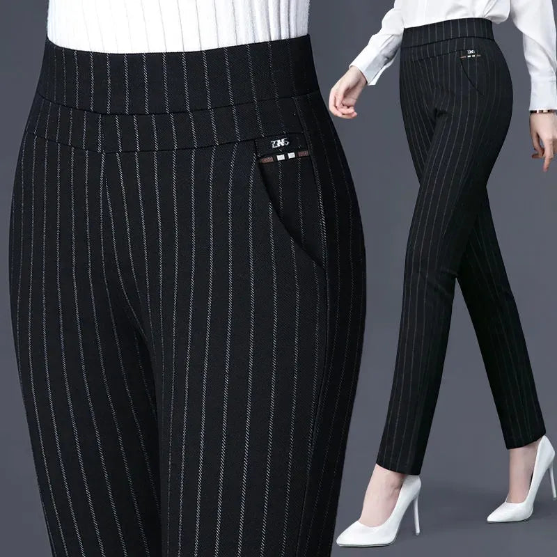 Pantalon crayon taille élastique - Femme