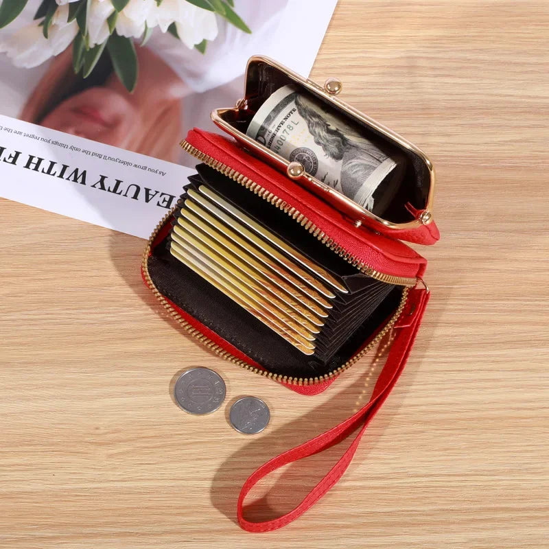 Porte-Monnaie Rétro + Porte Carte Amovible