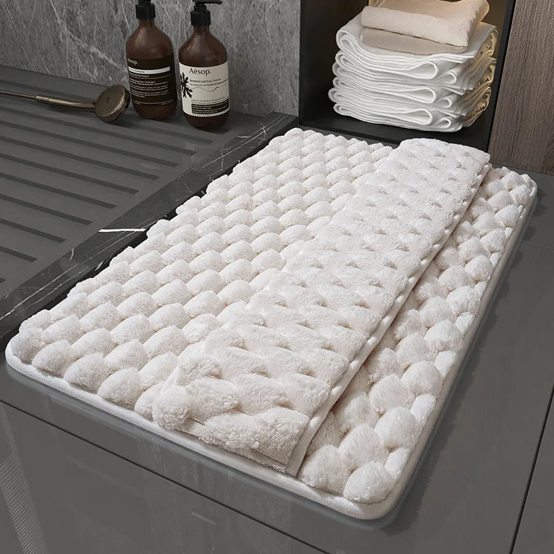 Tapis de Bain Ingénieux à Absorption & Séchage Rapide