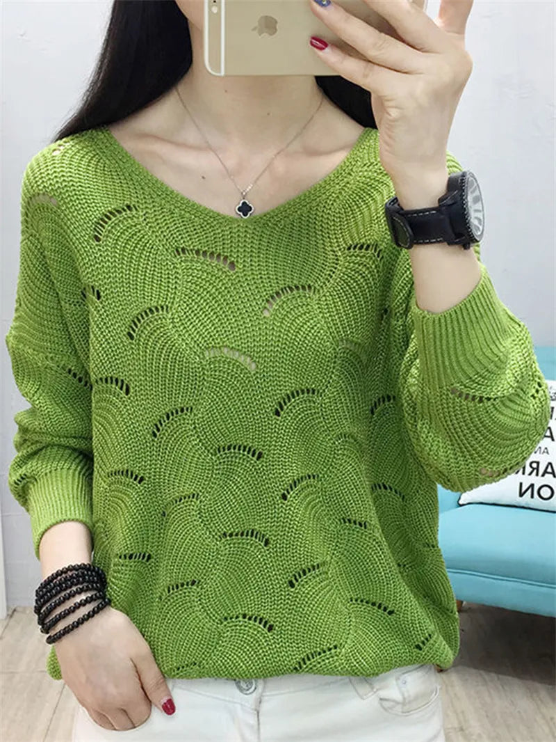 Pull à Maille ajourée - Femme