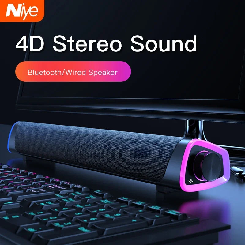 Barre Stéréo Haut-Parleur 4D Bluetooth