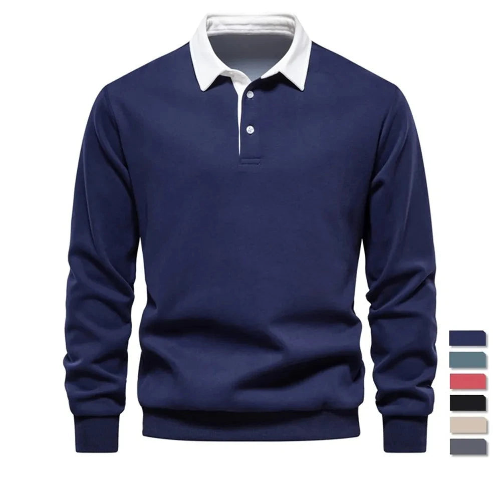 Polo col CLUB en coton pour homme