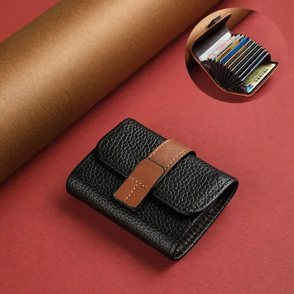 Multi-card Slot Credit Card Bag PU Leather Small Wallet Coin Purse Card Holder Wallets