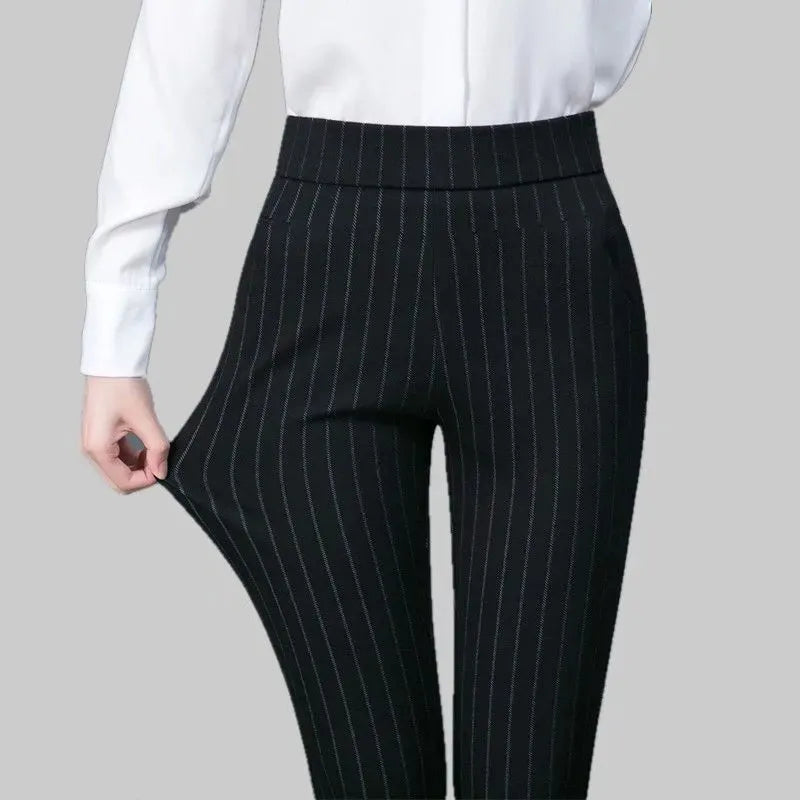 Pantalon crayon taille élastique - Femme