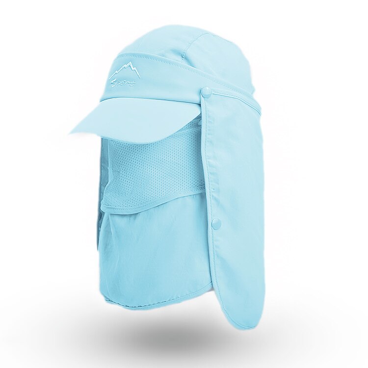 Casquette de randonnée 4 en 1 - Protection intégrale
