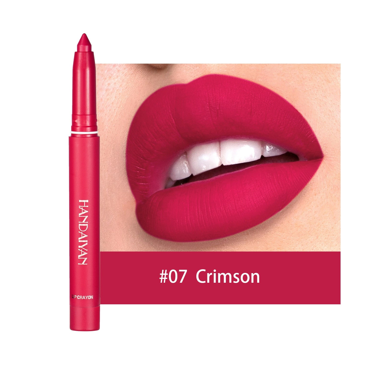Coffret de rouge à lèvres mat en crayon - 12 couleurs