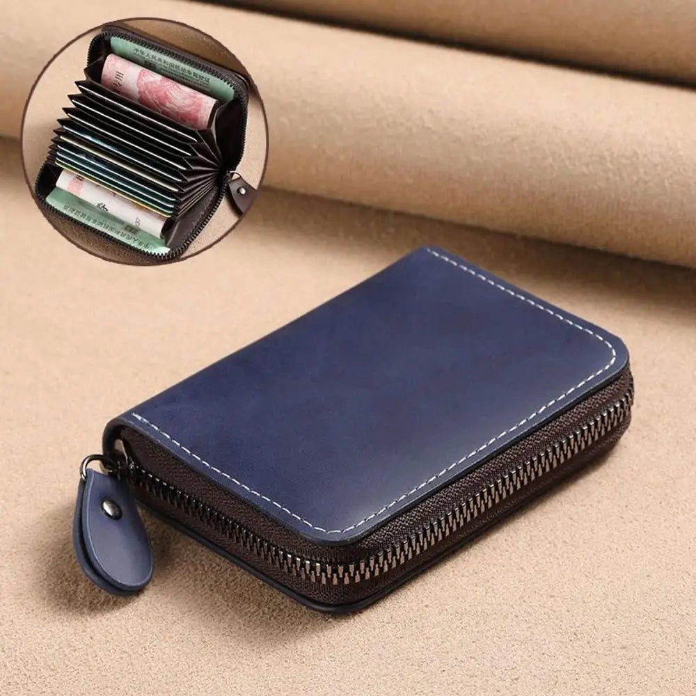 Multi-card Slot Credit Card Bag PU Leather Small Wallet Coin Purse Card Holder Wallets