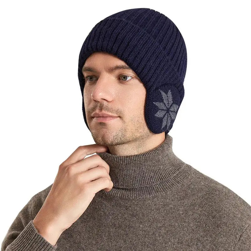 Bonnet doublé polaire cache-oreilles Mixte