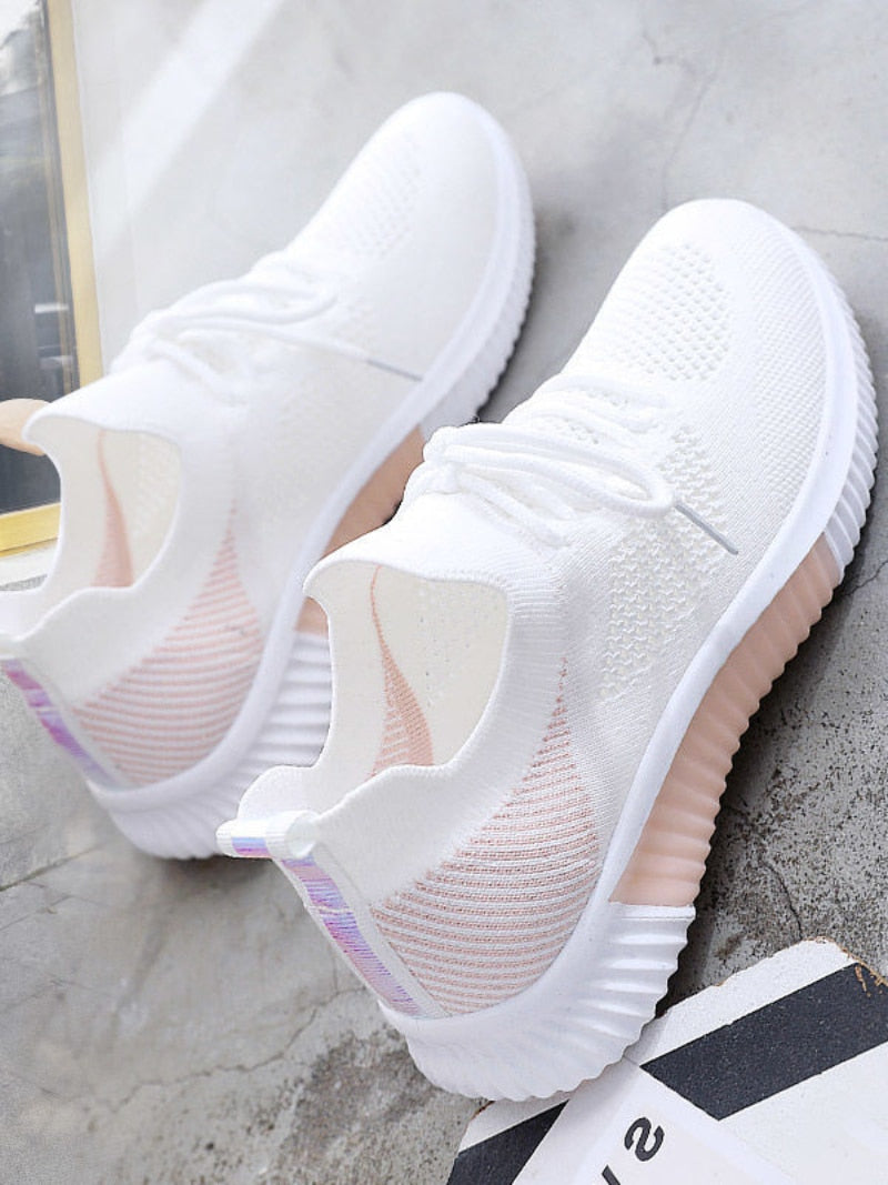 Baskets en maille respirante pour femme