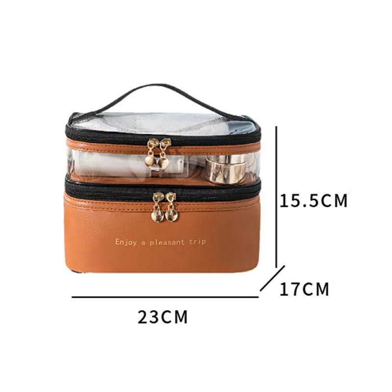 VANITY - Grande Trousse de beauté à Double compartiment