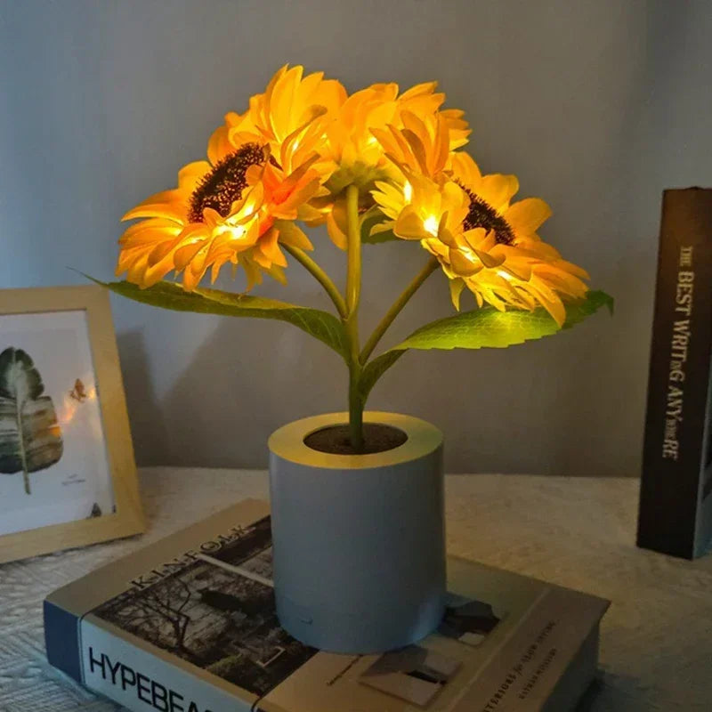 SunFlower - Lampe Tournesol Décorative