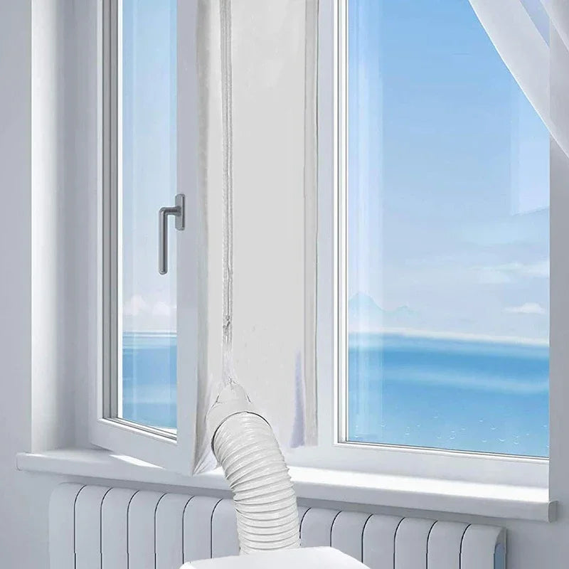 Joint de Fenêtre Flexible pour Climatiseur Portable - 3m/4m, Installation Rapide
