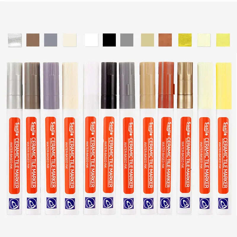 Lot de 3 Stylos marqueurs pour joints de carrelage