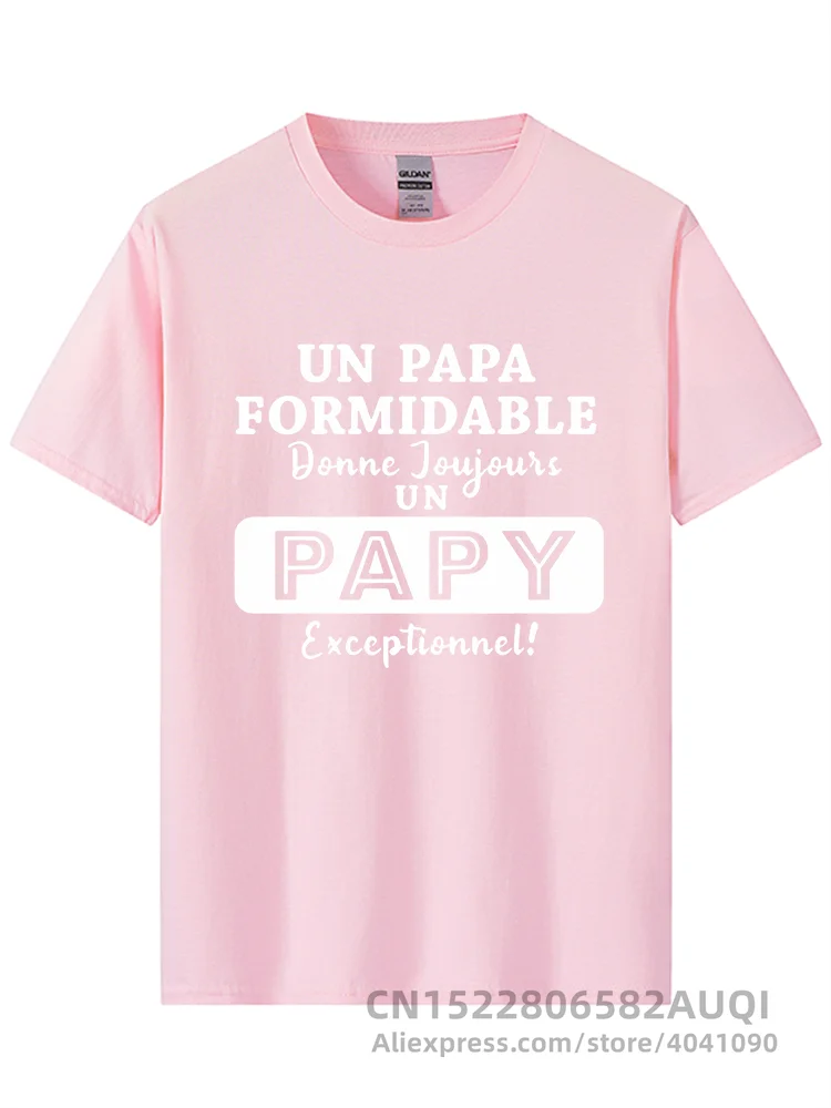 T-shirt Personnalisé "Un Papa formidable donne toujours un Papy exceptionnel"