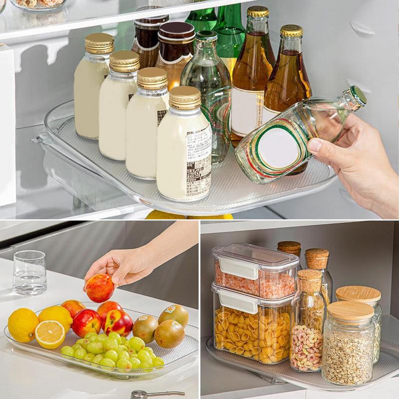 Plateau de cuisine multi-usage rotatif 360° - Fixation par ventouse