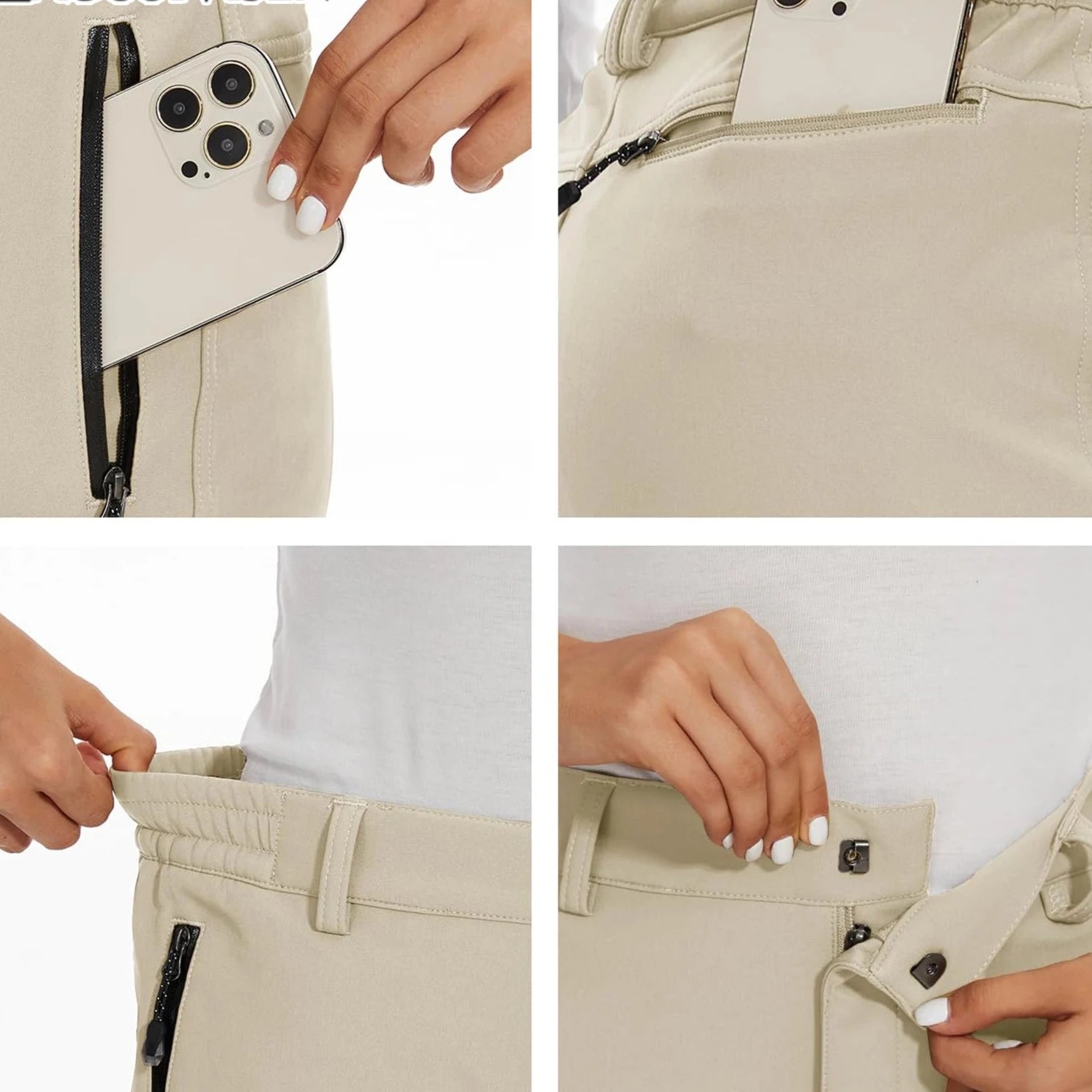 Pantalon de neige doublé et imperméable pour femme