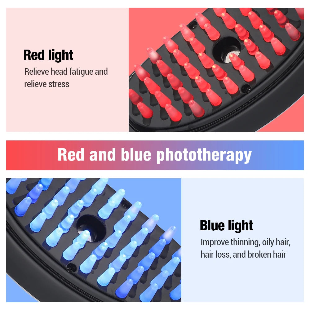 Brosse Laser EMS Anti-chute De Cheveux