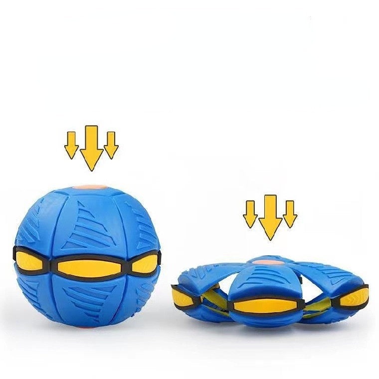 Frizz'ball : Le ballon 2 en 1 déformable en frisbee !