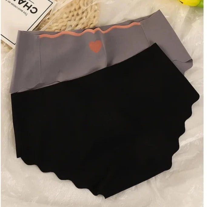 Little Heart - Lot de 3 culottes en Soie Glacée sans couture
