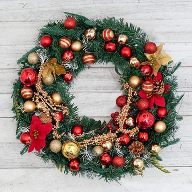 Ensemble de 50 Boules de Noël pour Sapin Rouge & Doré