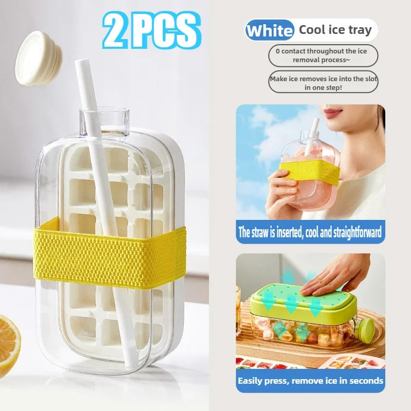 Bac à Glaçons Pression Hygiénique Sans Contact