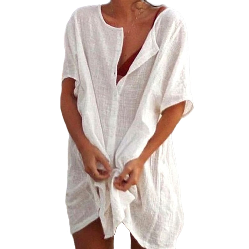 Blanc / S,Blanc / M,Blanc / L,Blanc / XL,Blanc / XXL,Blanc / 3XL,Blanc / 4XL,Blanc / 5XL